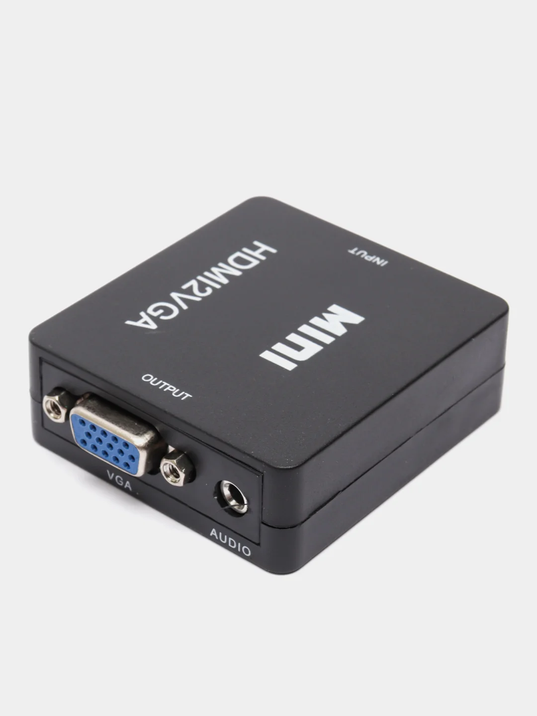 Черный адаптер HDMI to VGA конвертер