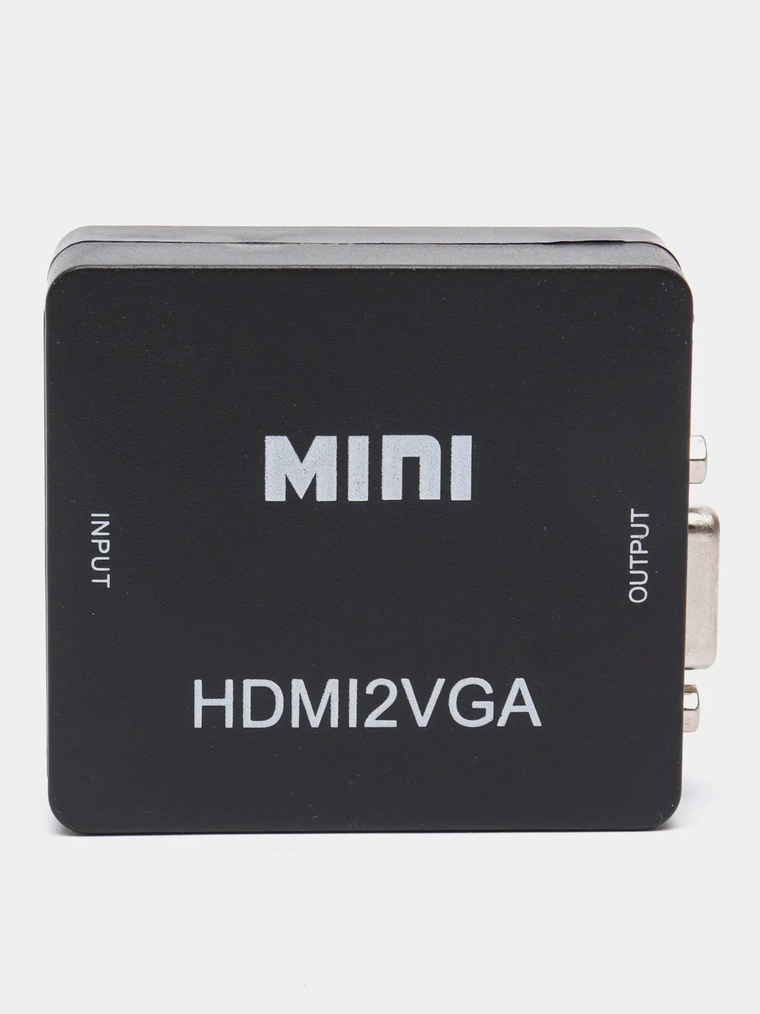 Черный адаптер HDMI to VGA конвертер