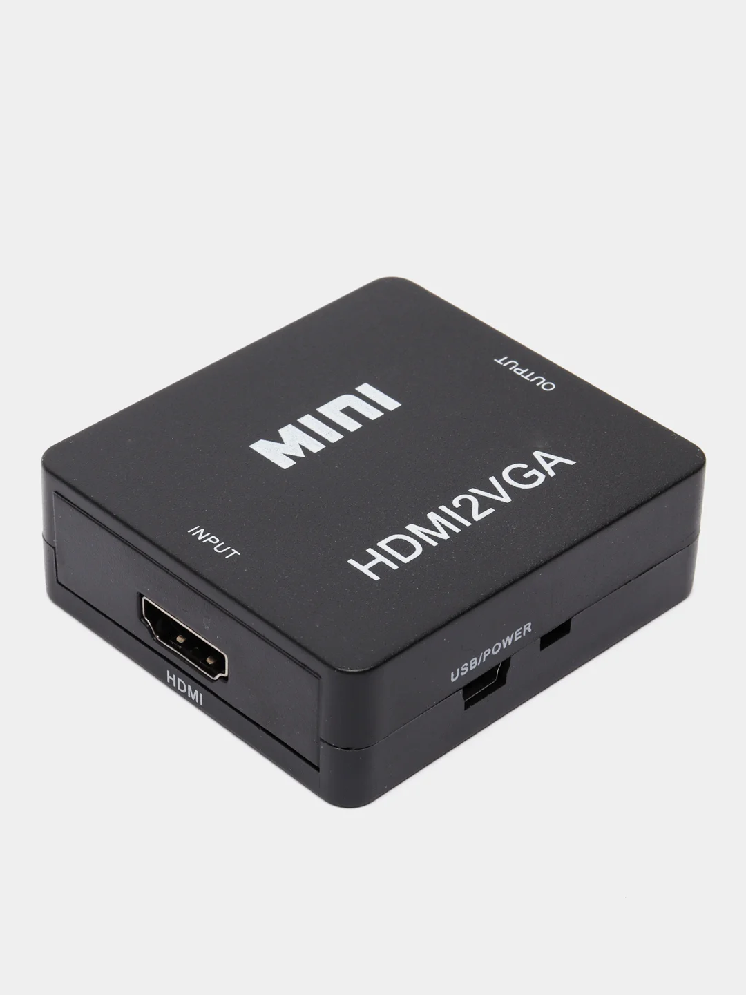 Черный адаптер HDMI to VGA конвертер