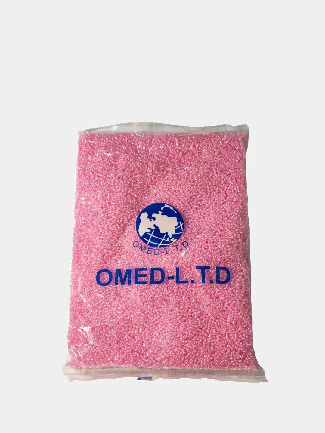 Розовый бисер, 450 г