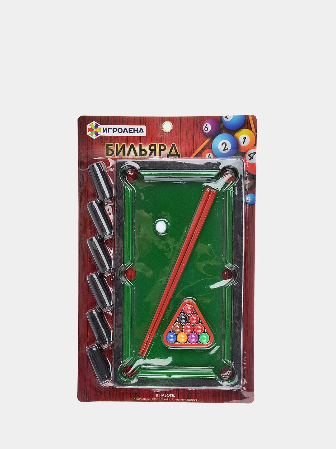 Игра настольная бильярд, текстиль, 24 х 38 х 3 см