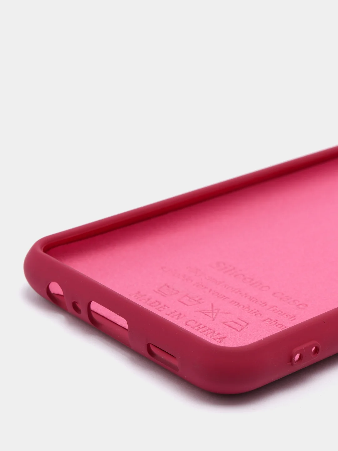 Багровый чехол Siliconе Case для Samsung A01 Core Samsung M01 самсунг А01 коре самсунг М01