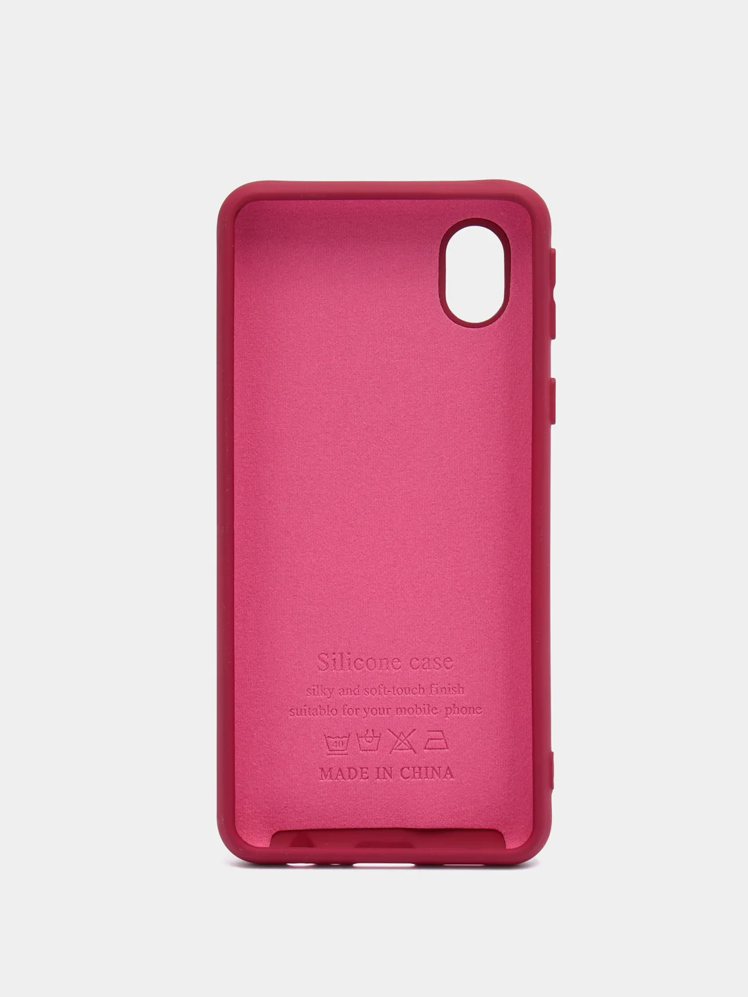 Багровый чехол Siliconе Case для Samsung A01 Core Samsung M01 самсунг А01 коре самсунг М01