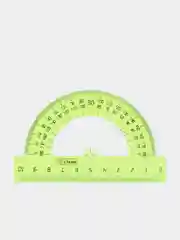 Лайм транспортир "NEON Crystal", 10 см