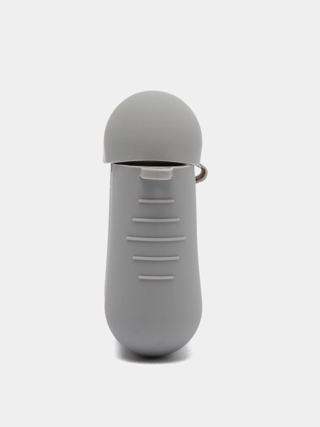 Серый силиконовый чехол для беспроводных наушников AirPods 1, AirPods 2
