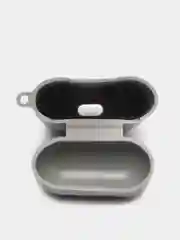 Серый силиконовый чехол для беспроводных наушников AirPods 1, AirPods 2