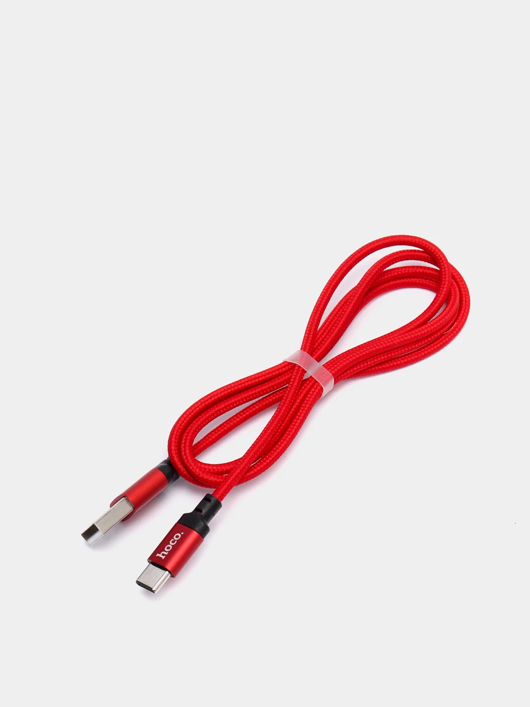 Красный кабель USB - Type-C HOCO X14, 3A, 1м