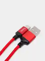 Красный кабель USB - Type-C HOCO X14, 3A, 1м