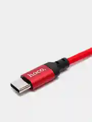 Красный кабель USB - Type-C HOCO X14, 3A, 1м