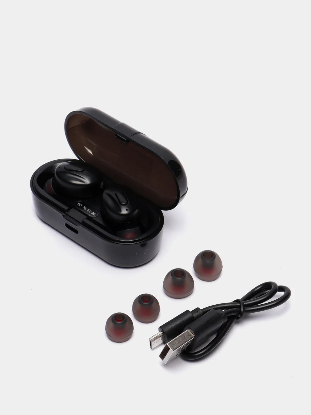 Черный наушники беспроводные TWS XG13 Bluetooth 5.0