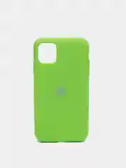 Салатовый чехол Silicone Case для iPhone 11 с закрытым низом