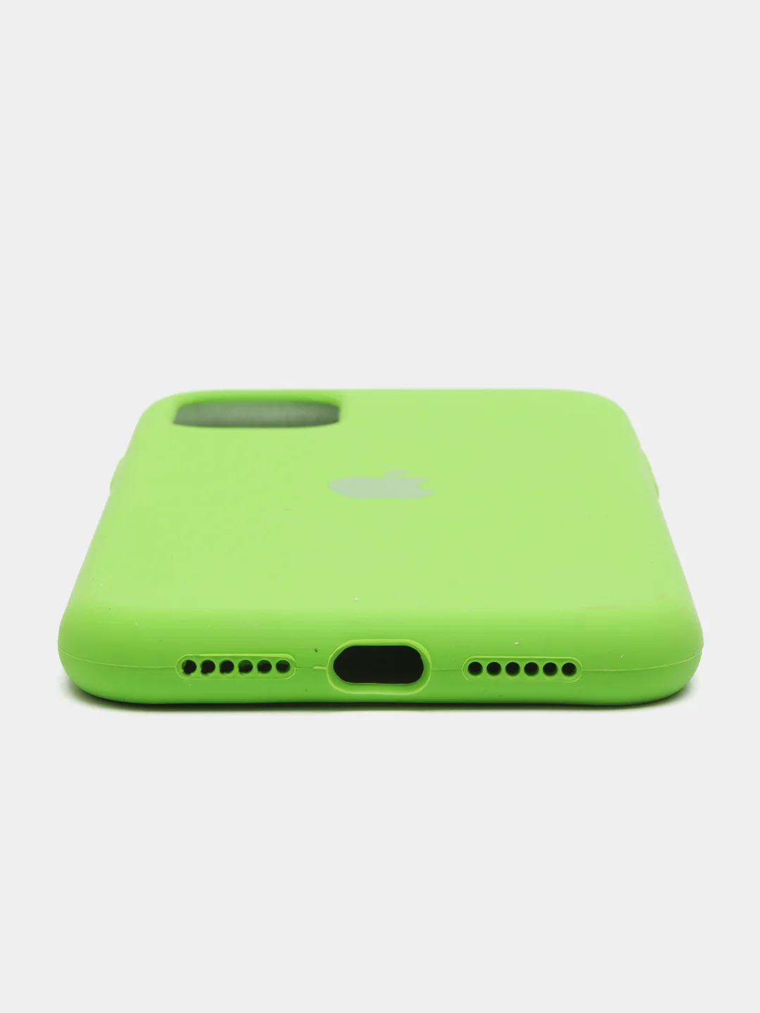 Салатовый чехол Silicone Case для iPhone 11 с закрытым низом