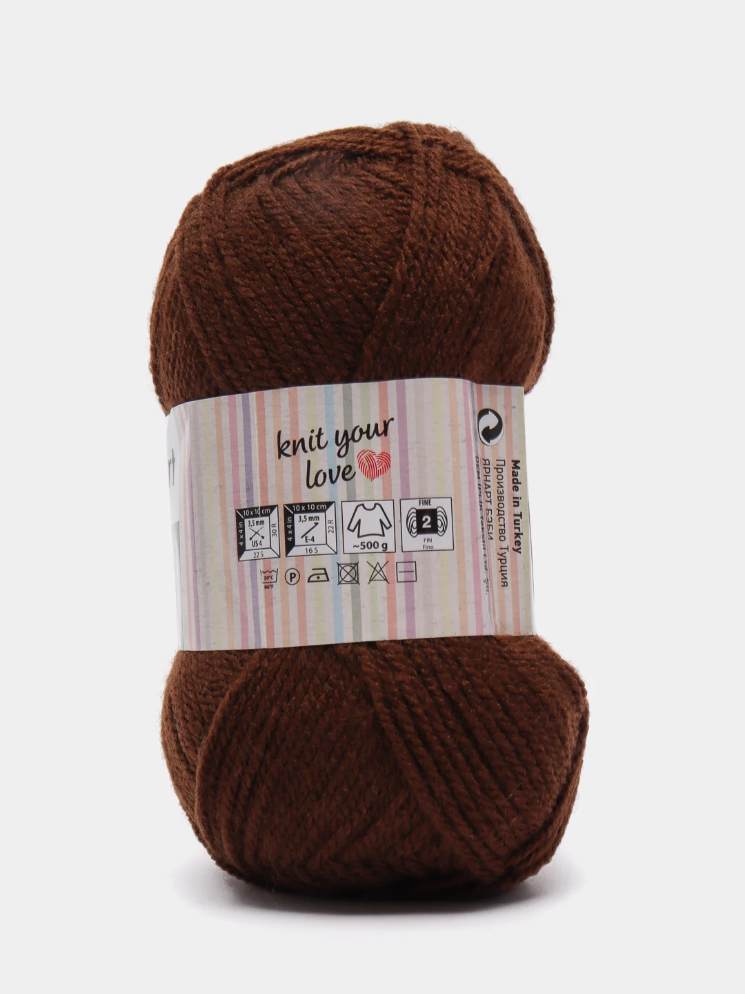 Коричневый пряжа YarnArt "Baby",  50 г