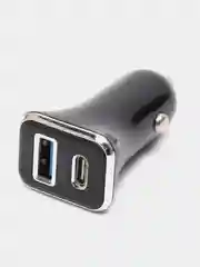 Черный автомобильное зарядное устройство USB от прикуривателя зарядник от прикуривателя Type C
