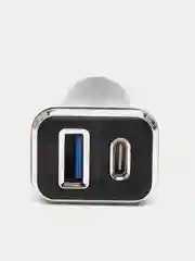 Черный автомобильное зарядное устройство USB от прикуривателя зарядник от прикуривателя Type C