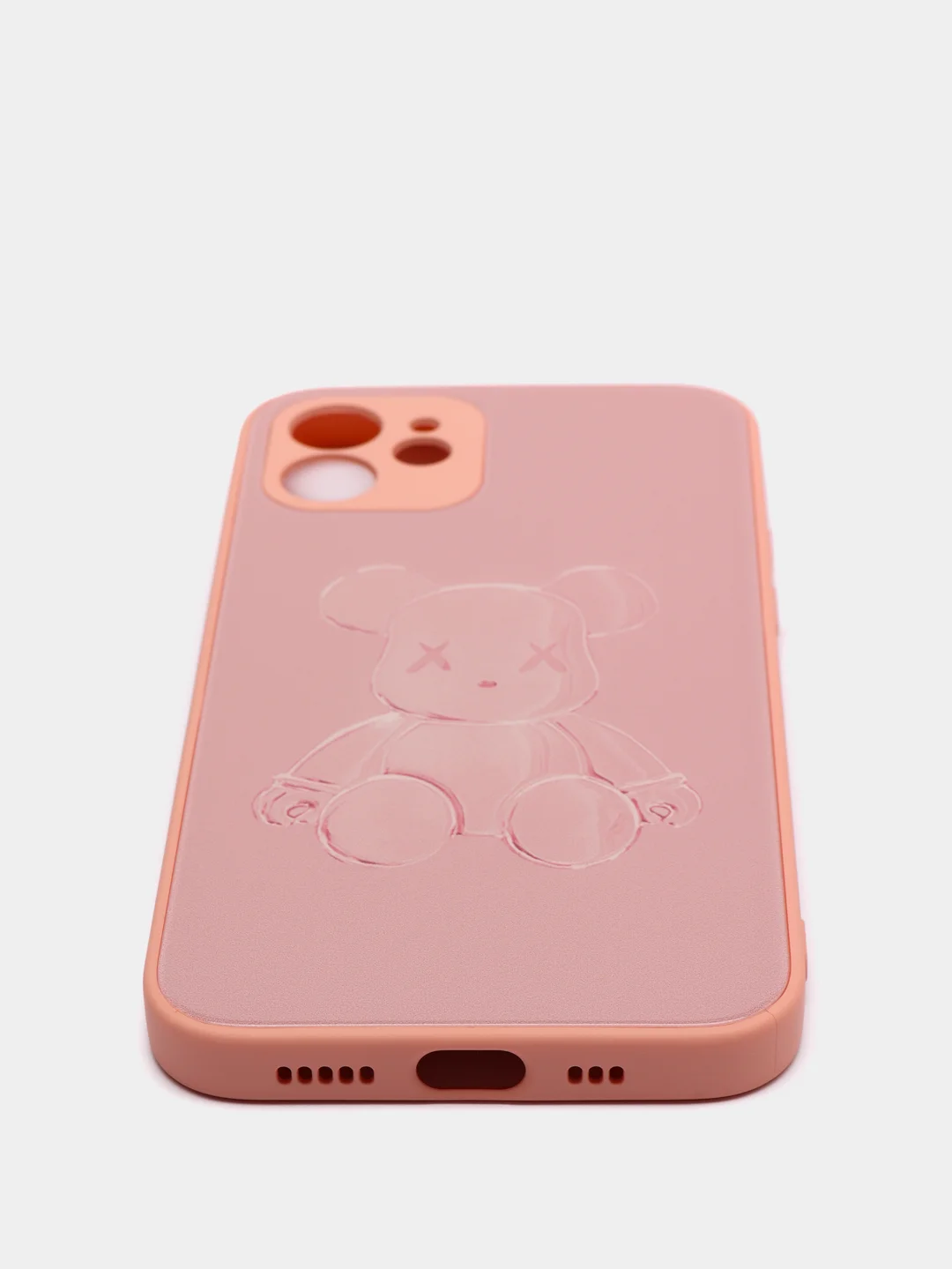 Манго силиконовый чехол для iPhone 12, со стеклянной панелью