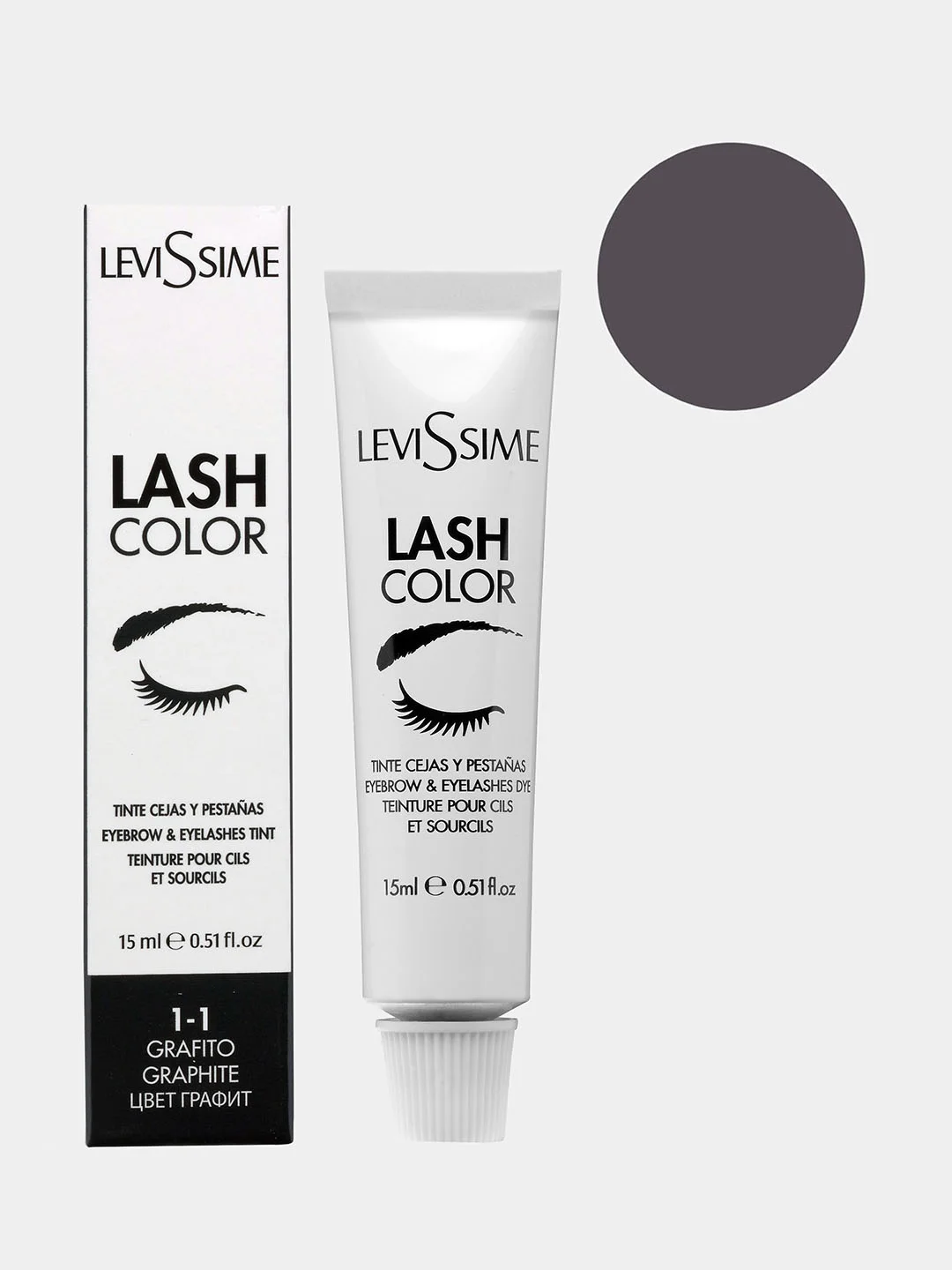 Краска для бровей и ресниц Levissime