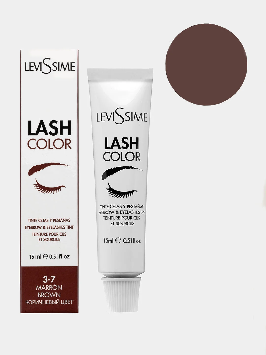 Краска для бровей и ресниц Levissime