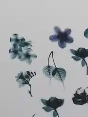 Наклейки для ногтей, слайдеры для маникюра и педикюра. Черные Цветочки