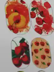 Наклейки для ногтей, слайдеры для маникюра и педикюра "Фрукты"