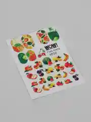 Наклейки для ногтей, слайдеры для маникюра и педикюра "Фрукты"