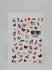 Наклейки для ногтей, слайдеры для маникюра и педикюра "Бабочки. Цветочки"