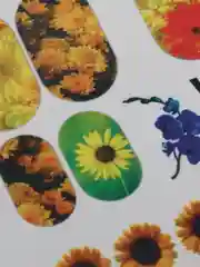 Наклейки для ногтей, слайдеры для маникюра и педикюра "Подсолнухи"