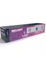 Белый perfeo компьютерная колонка-саундбар "MELODY", мощность 6 Вт, USB