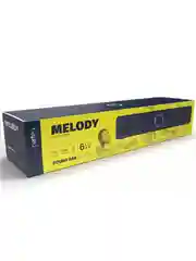 Черный perfeo компьютерная колонка-саундбар "MELODY", мощность 6 Вт, USB