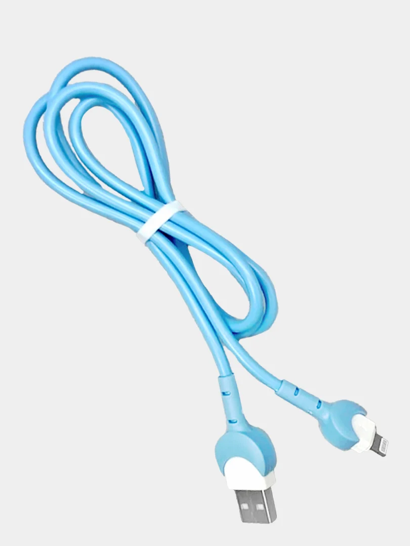 Красный кабель зарядный Lightning для Apple iPhone, 70 см