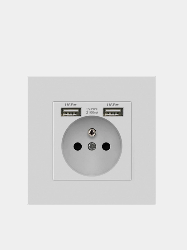 Розетка USB с двумя портами