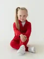 Красный комбинезон флисовый Утенок