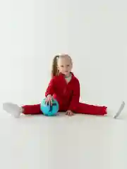 Красный комбинезон флисовый Утенок