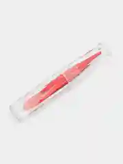 Красный пинцет скошенный для бровей Staleks Pro Expert 11 type 4, 11/4