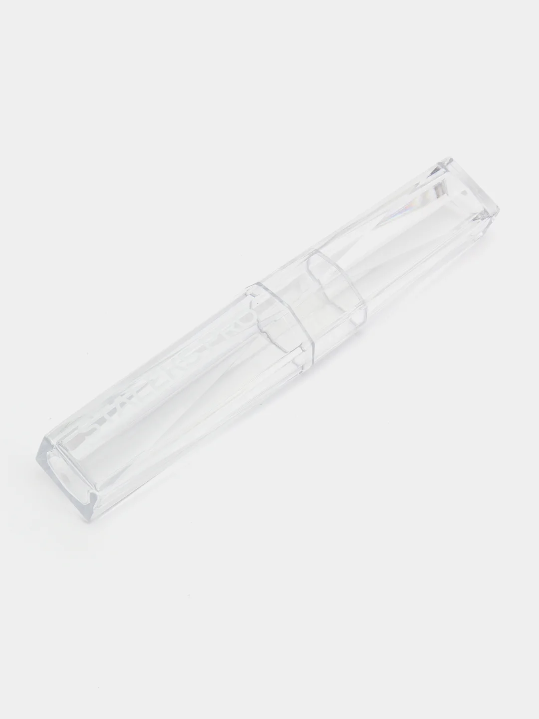 Фиолетовый пинцет скошенный для бровей Staleks Pro Expert 11 type 4, 11/4