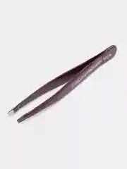 Фиолетовый пинцет скошенный для бровей Staleks Pro Expert 11 type 4, 11/4