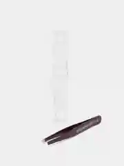 Фиолетовый пинцет скошенный для бровей Staleks Pro Expert 11 type 4, 11/4