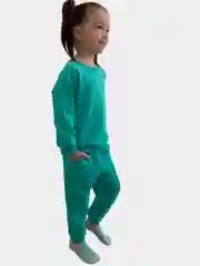 Мятный спортивный костюм для девочек