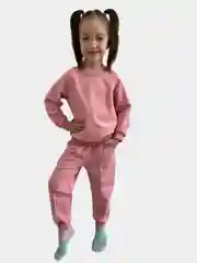 Розовый спортивный костюм для девочек