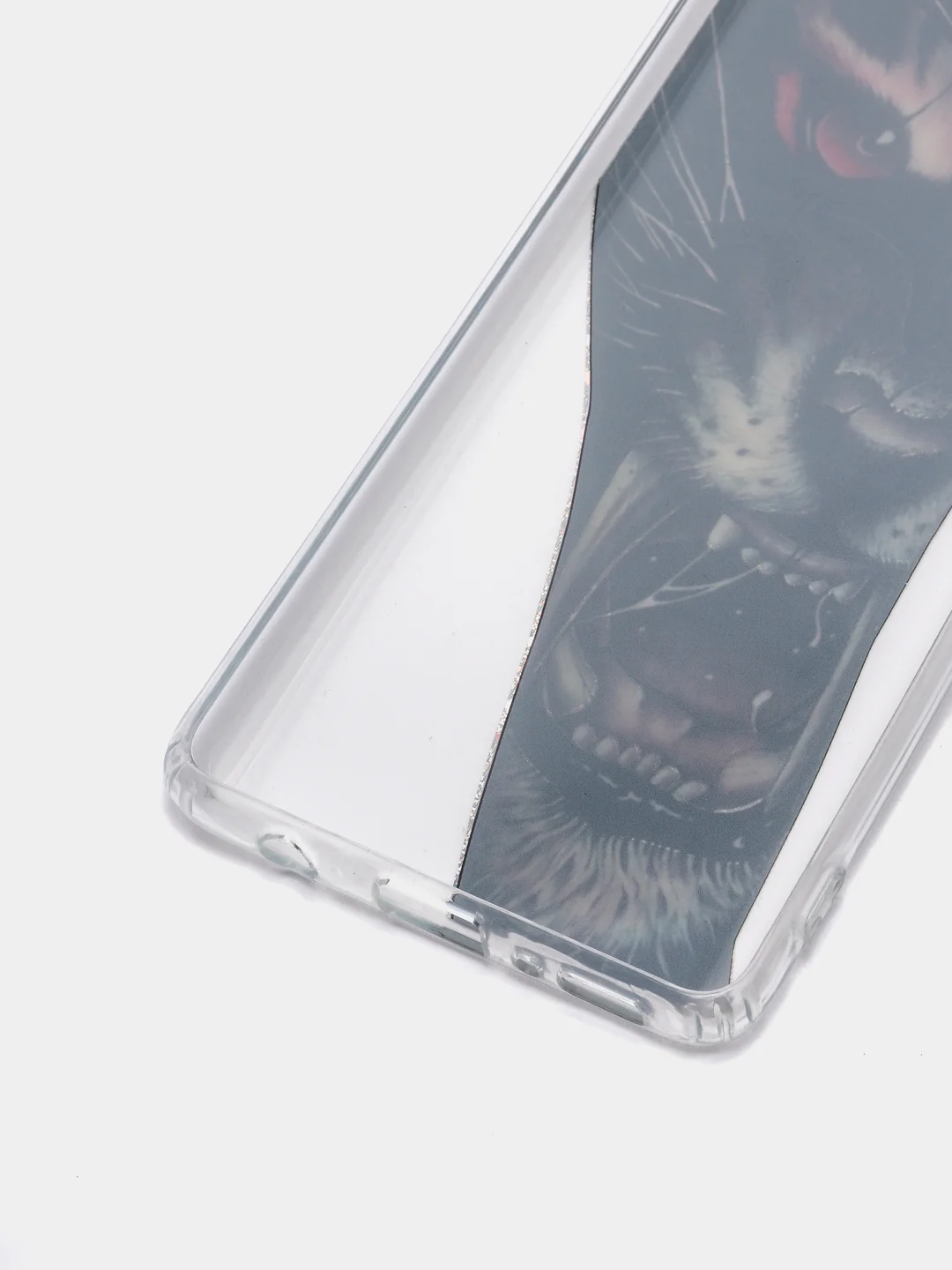 Угольный чехол Samsung Galaxy A41, Самсунг Галакси А41 прозрачный с рисунком