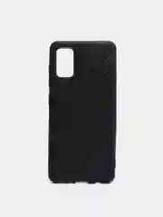 Чехол Samsung Galaxy A41 силиконовый карбон