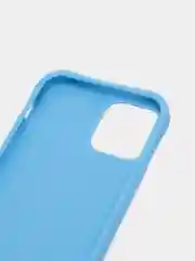 Голубой чехол силиконовый Slim для iPhone 12 / iPhone 12 Pro / айфон 12
