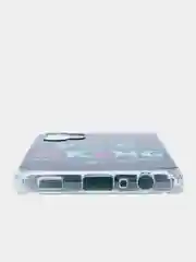 Бирюзовый чехол Samsung Galaxy A32 4G чехол силиконовый с рисунком (Самсунг Галакси А32)
