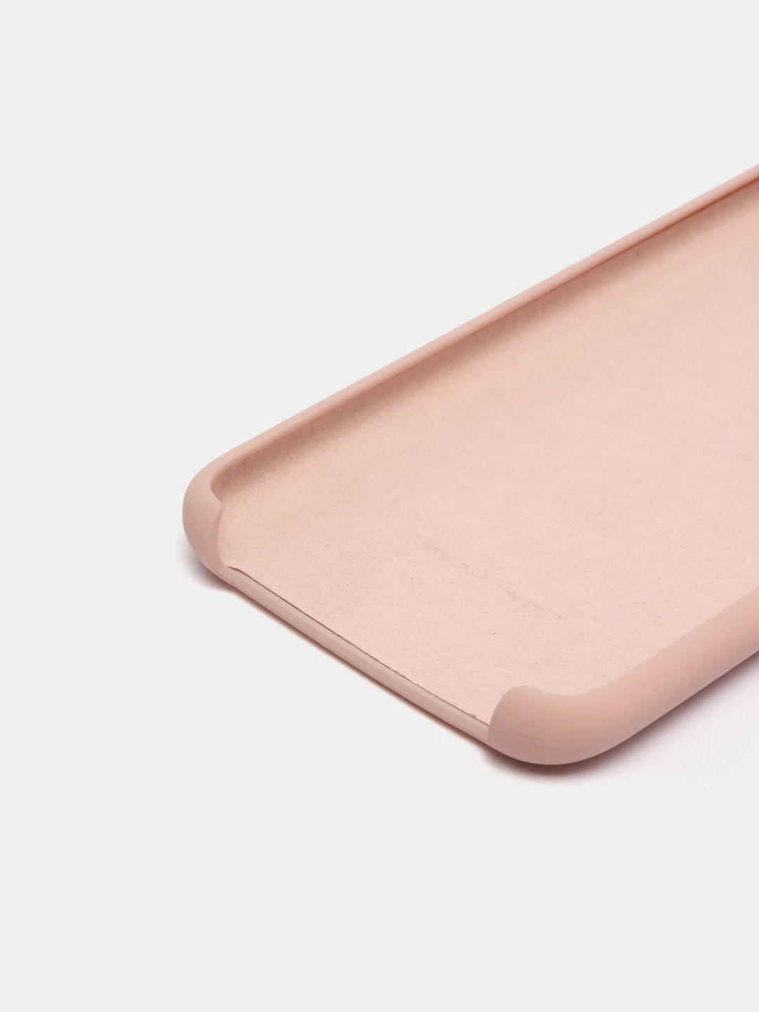 Бежевый чехол силиконовый Silicone Cover Case для Xiaomi Redmi 7, Mi Play