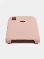 Бежевый чехол силиконовый Silicone Cover Case для Xiaomi Redmi 7, Mi Play