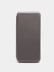 Серебряный чехол-книжка для Xiaomi POCO M3 / Redmi 9T