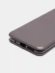 Серебряный чехол-книжка для Xiaomi POCO M3 / Redmi 9T