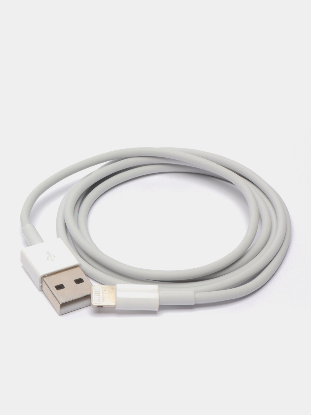 Провод для зарядки iPhone, Lightning-USB, 1 метр купить по цене 199 ₽ в  интернет-магазине Магнит Маркет