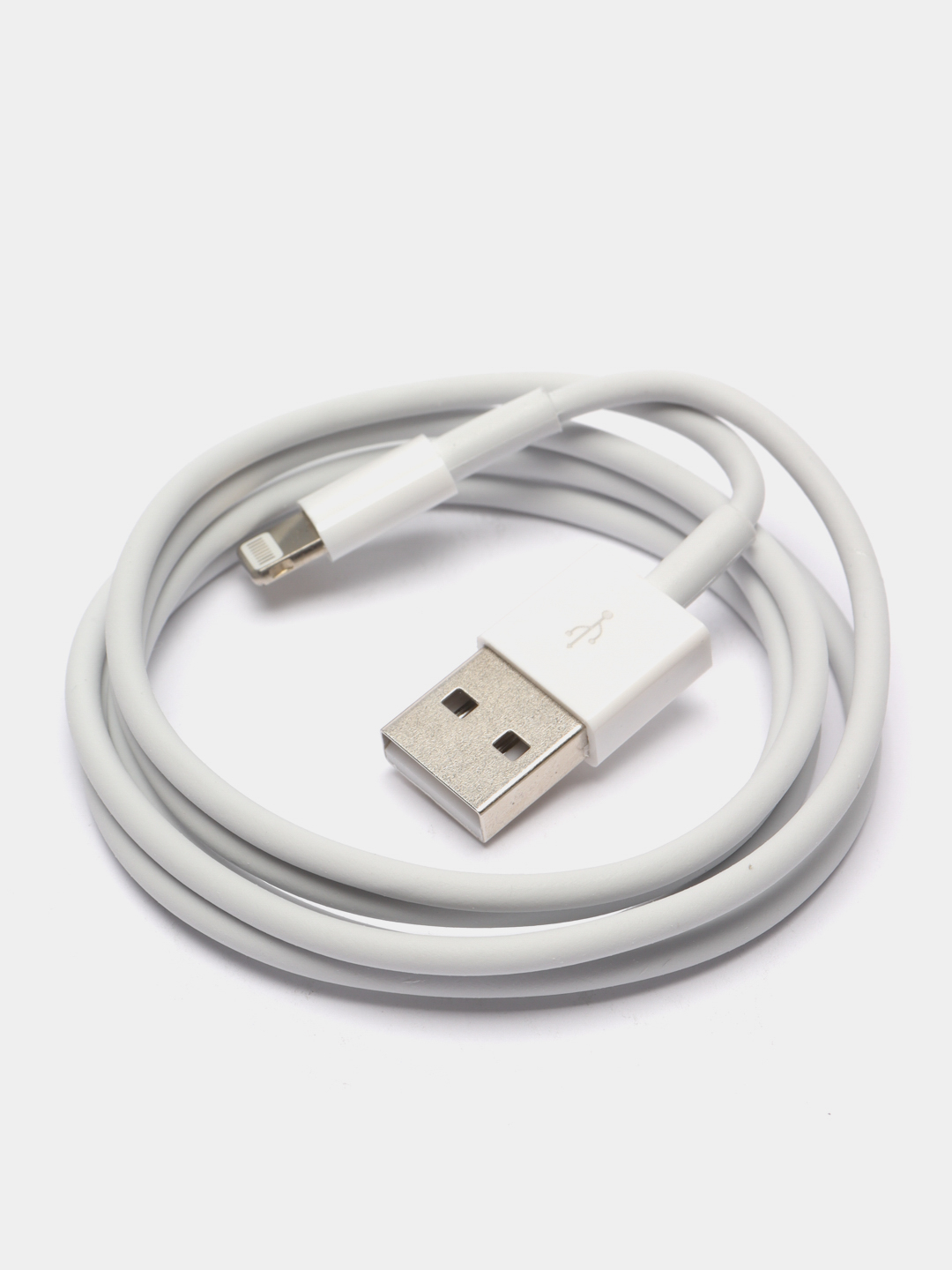 Кабель для зарядки Lightning USB, 1 метр купить по цене 134.1 ₽ в  интернет-магазине Магнит Маркет