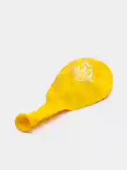 Белый шар латексный Цифра, пастель, 1 шт, цвет микс